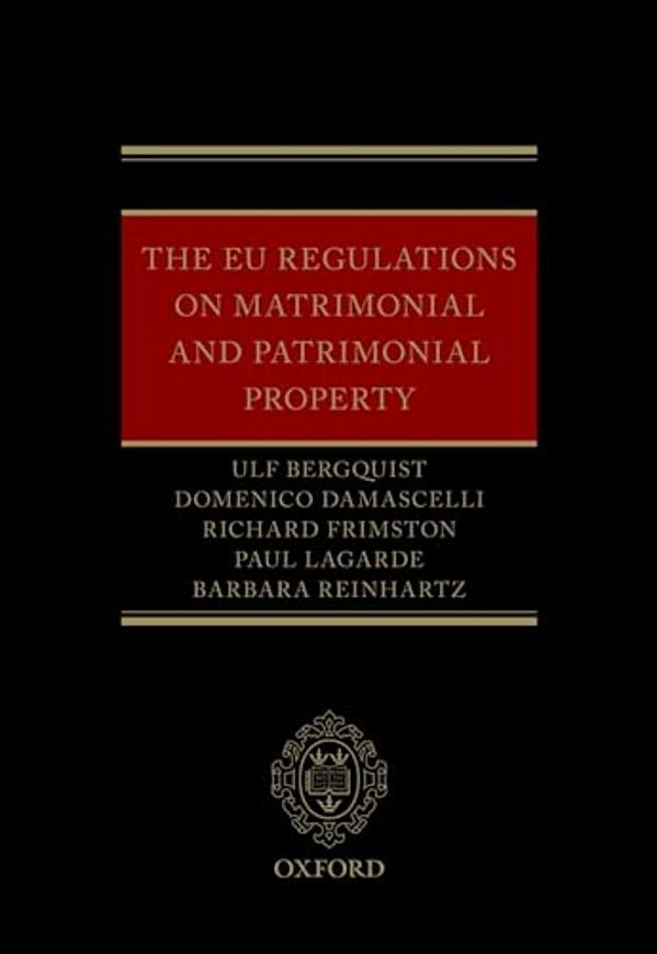 Eu Regulations On Matrimonial And Patrimonial Property-..