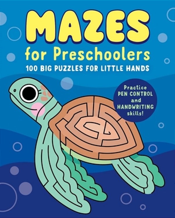 Mazes For Preschoolers: 100 Big Puzzles For Little Hands-..