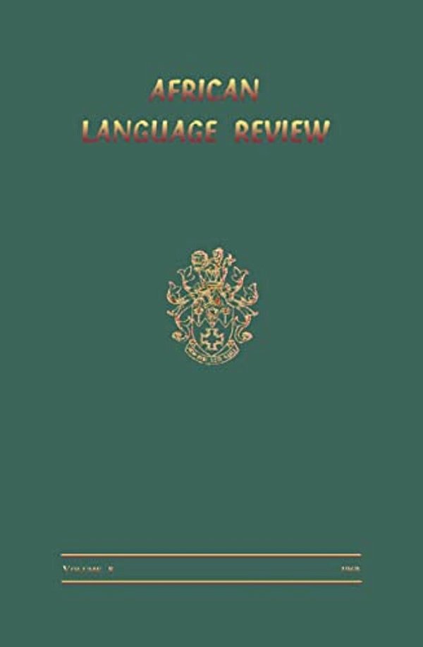 African Language Review-..