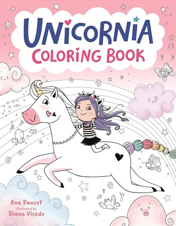 Unicornia Coloring Book-..