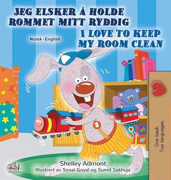 I Love To Keep My Room Clean (Norwegian English Bilingual Book For Kids)-..