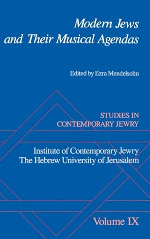 Modern Jews And Their Musical Agendas-..