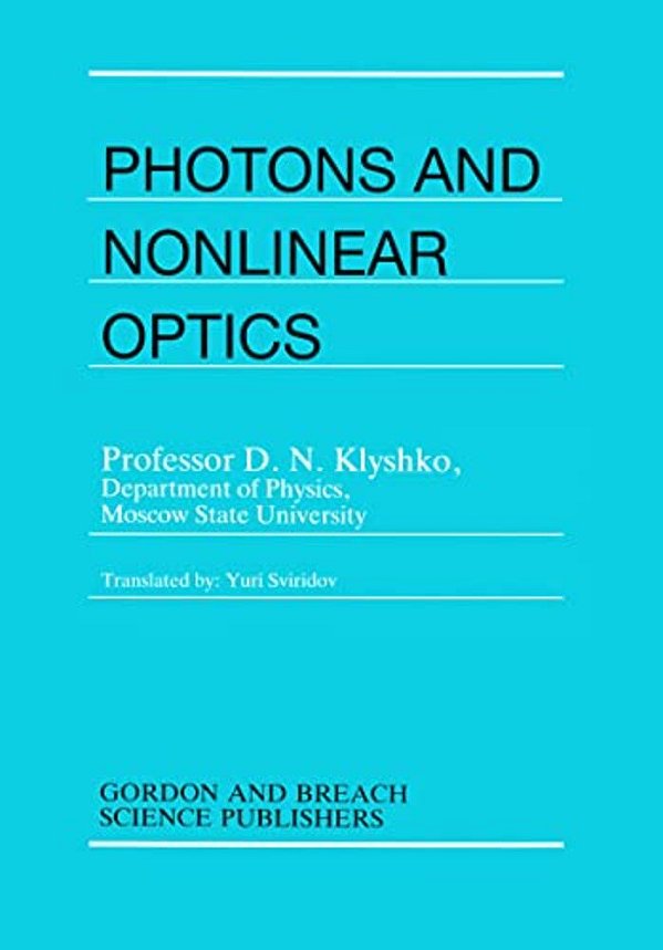 Photons Nonlinear Optics-..