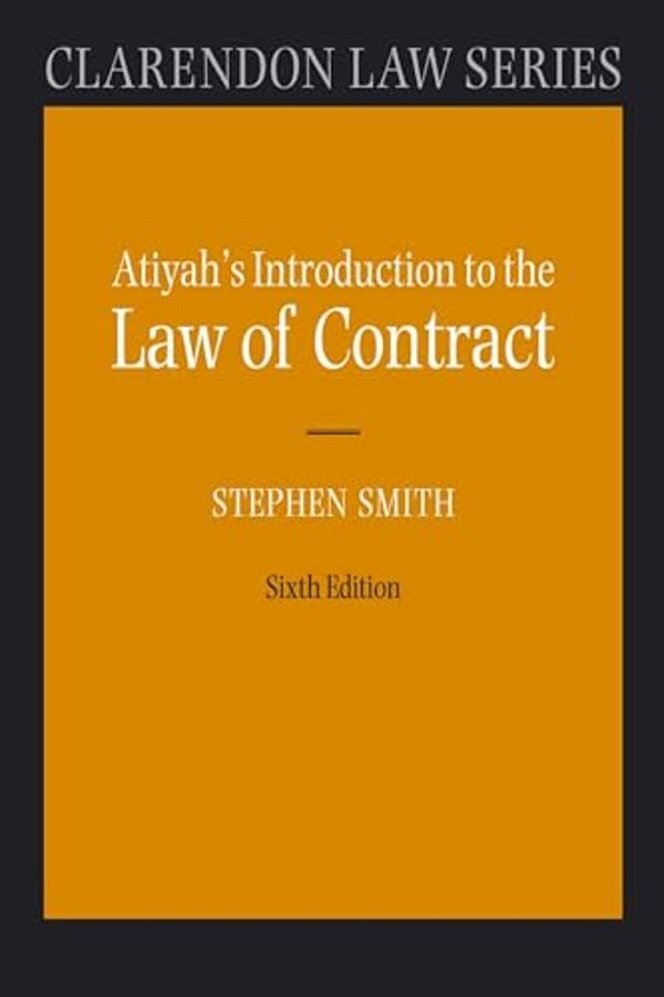 Atiyah's Introduction To The Law Of Contract 6/E-..