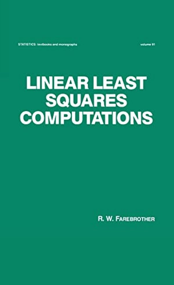 Linear Least Squares Computations-..