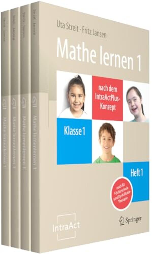 Mathe Lernen 1 Nach Dem Intraactplus-Konzept: Auch Für Förderschule Und Dyskalkulie-Therapie (4 Hefte)-..
