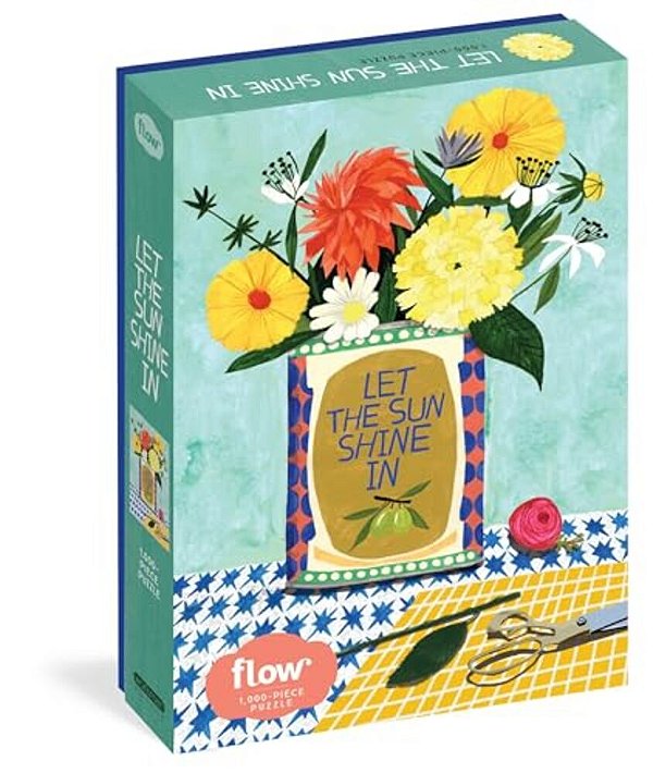 Let The Sun Shine In 1,000-Piece Puzzle: (Flow) For Adults Families Picture Quote Mindfulness Game Gift Jigsaw 26 3/8" X 18 7/8"-..