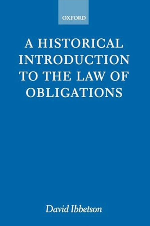A Historical Introduction To The Law Of Obligations-..