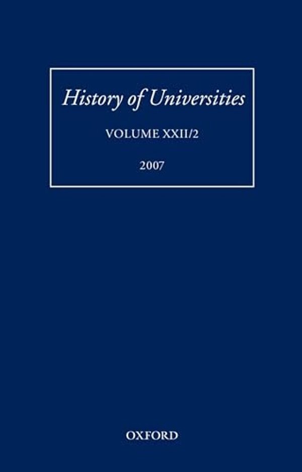 History Of Universities: Volume XXII/2-..