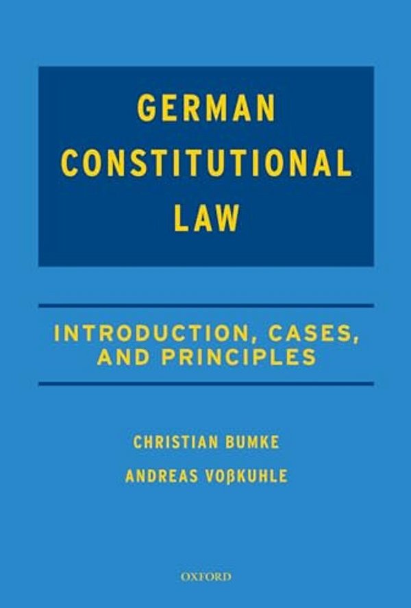 Casebook On German Constitutional Law-..