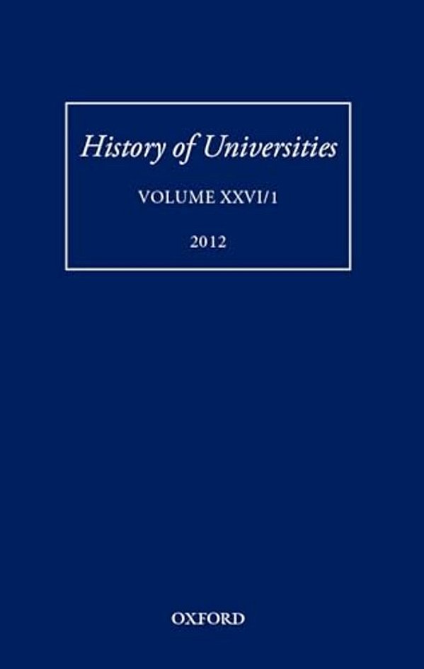 History Of Universities Vol 26/1 Hou C-..