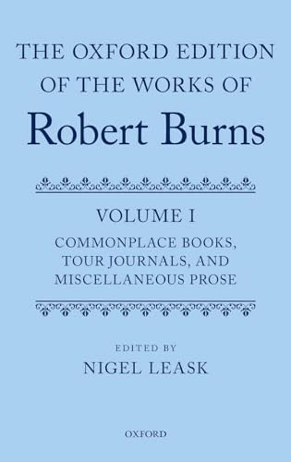 Oxf Ed Works Robert Burns Vol 1 Oewrb C-..