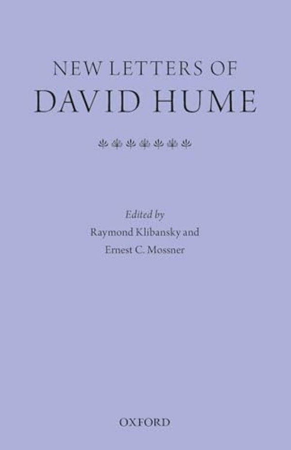 New Letters Of David Hume-..