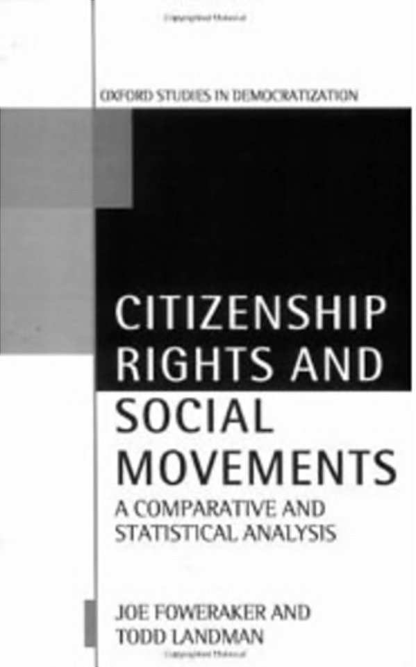 Citizenship Rights And Social Movements: A Comparative And Statistical Analysis-..
