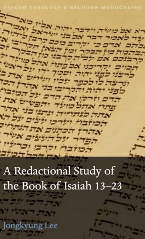 Redactional Study Of The Book Of Isaiah 13-23-..