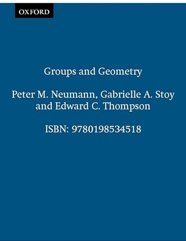 Groups And Geometry-..