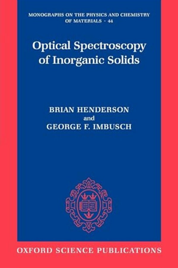Optical Spectroscopy Of Inorganic Solids-..