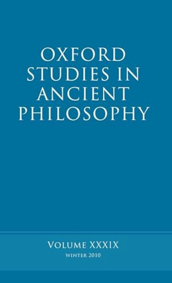 Oxford Studies In Ancient Philosophy Volume-..