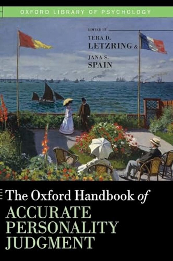 Oxford Handbook Of Accurate Personality Judgment-..