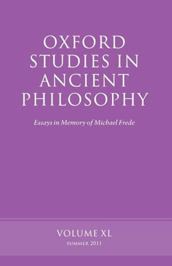 Oxf Studies Ancient Philosophy Vol 40 P-..