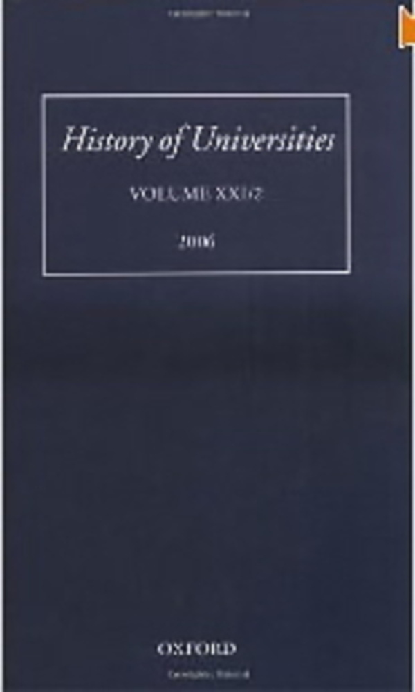 History Of Universities: Volume XXI/2-..