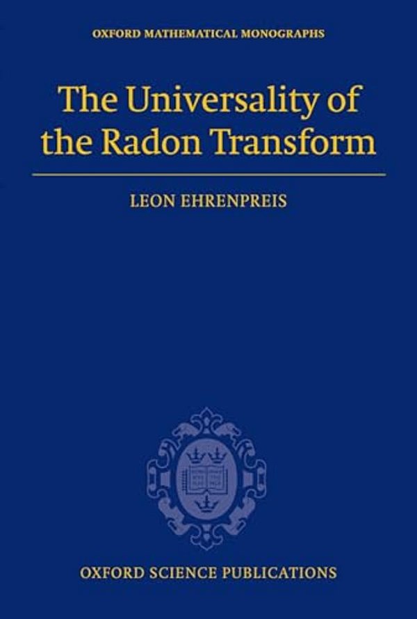 The Universality Of The Radon Transform-..
