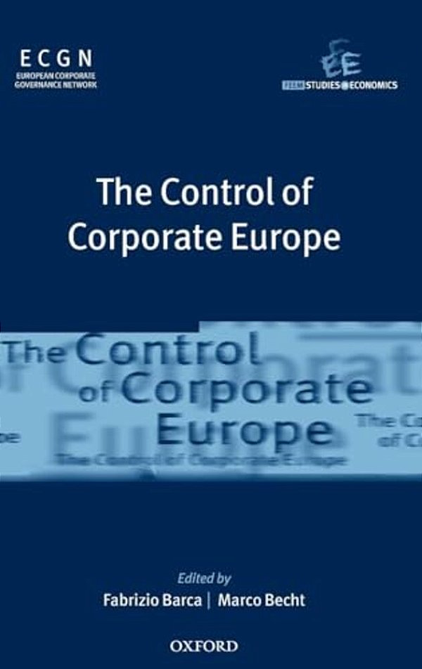 The Control Of Corporate Europe-..
