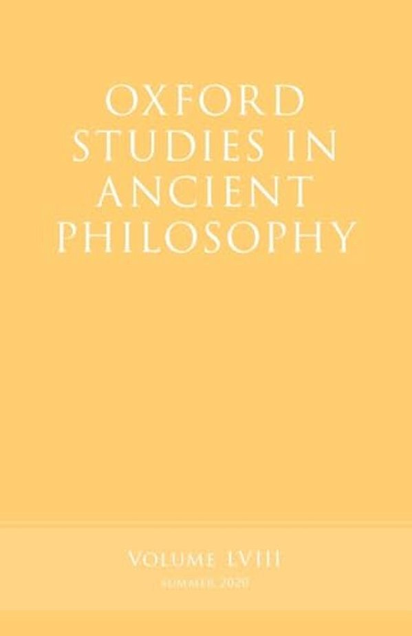 Oxf Stud Ancient Philos V58 Osap P-..