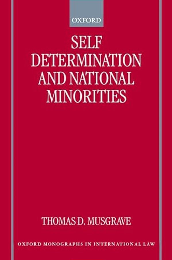 Self-Determination And National Minorities-..