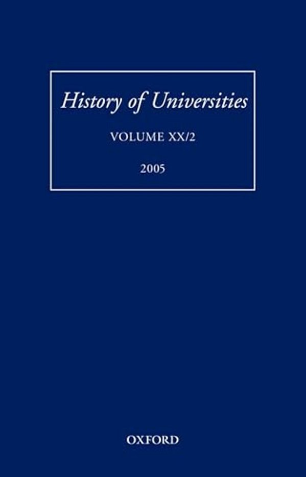History Of Universities: Volume XX/2-..