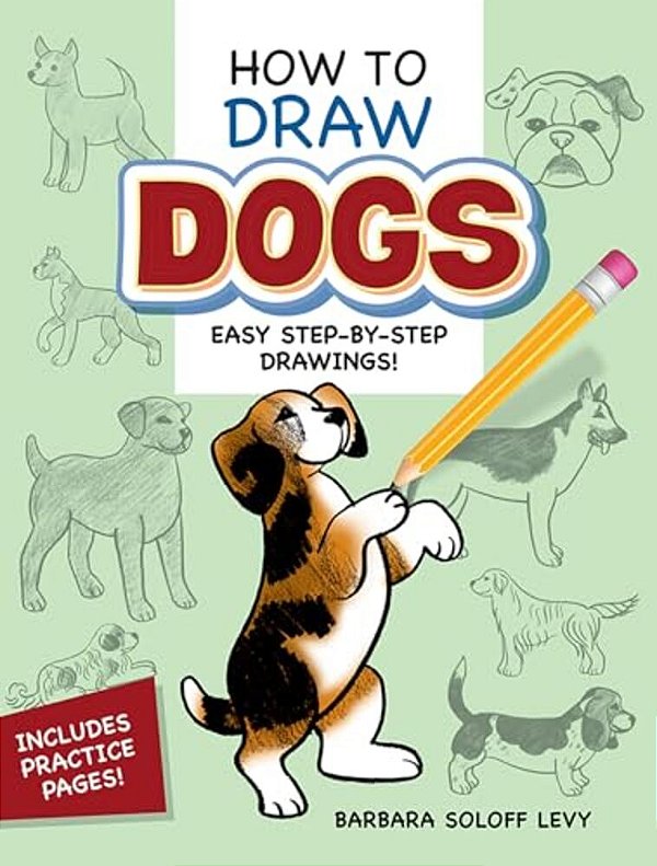 How To Draw Dogs: Easy Step-By-step Drawings!-..