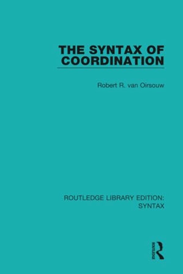 The Syntax Of Coordination-..