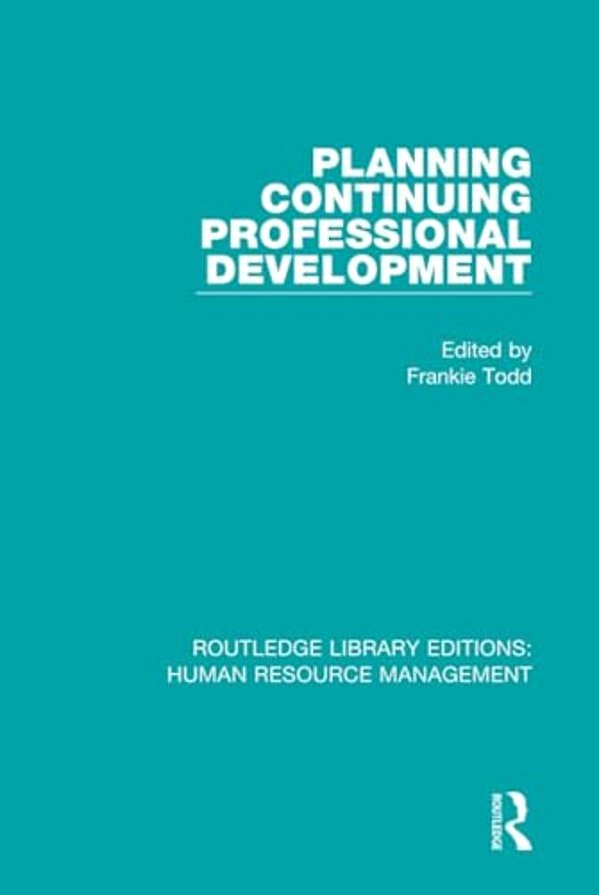 Planning Continuing Professional Development-..