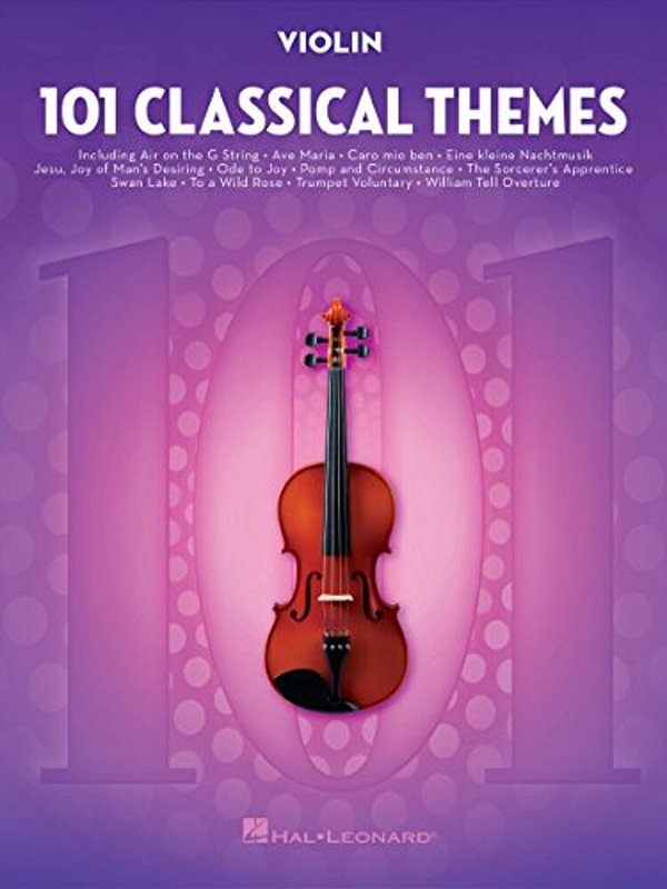 101 Classical Themes For Violin Instrumental Folio Essential Violin Sheet Music Collection Hal Leonard Violin Solo Book-..