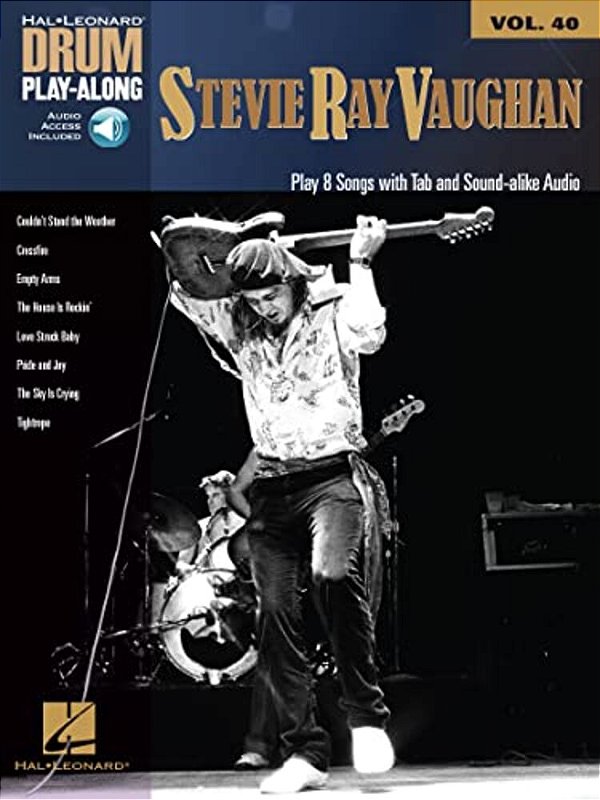Stevie Ray Vaughan: Drum Play-Along Volume 40-..