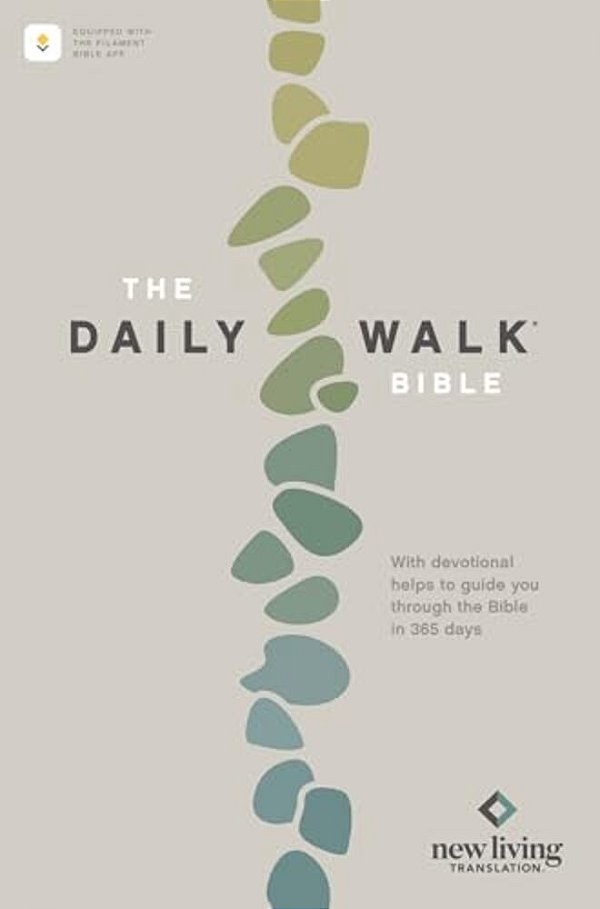 The Daily Walk Bible Nlt, Filament Enabled (Softcover)-..