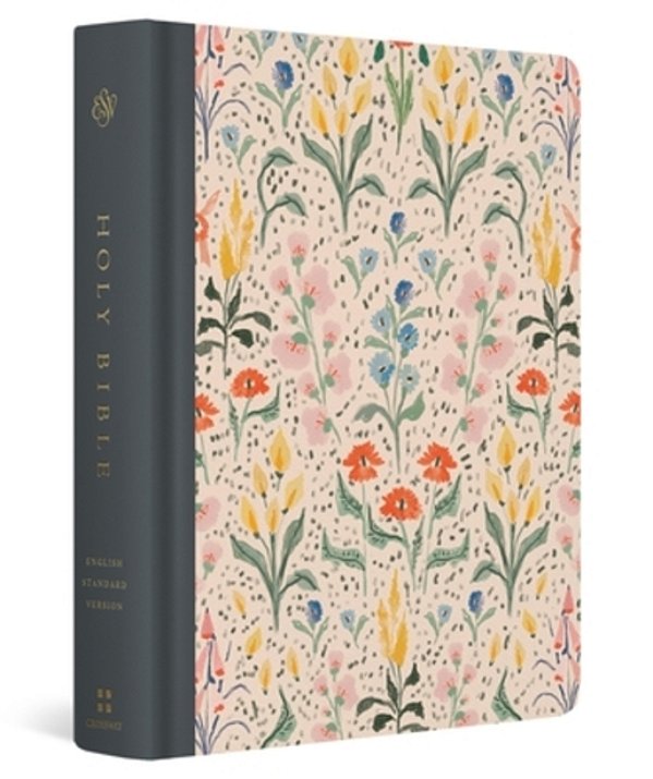 Esv Single Column Journaling Bible, Artist Series, Red Letter (Cloth Over Board, Lulie Wallace, In Bloom)-..