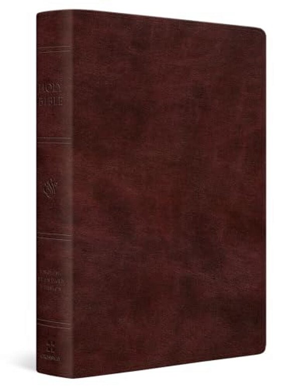 Esv Giant Print Personal Size Bible, Red Letter (Trutone, Mahogany)-..
