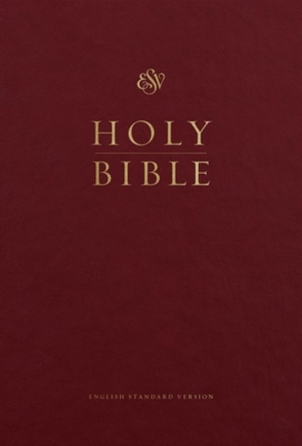 Esv Pew And Worship Bible, Large Print (Burgundy)-..
