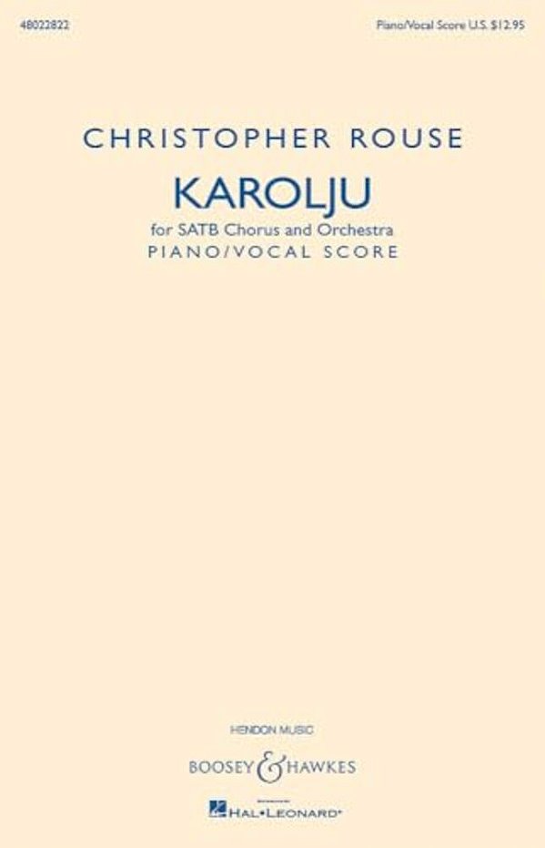 Karolju: Satb Chorus And Orchestra Piano/Vocal Score-..
