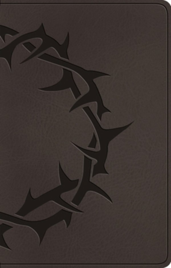 Esv Premium Gift Bible (Trutone, Charcoal, Crown Design)-..