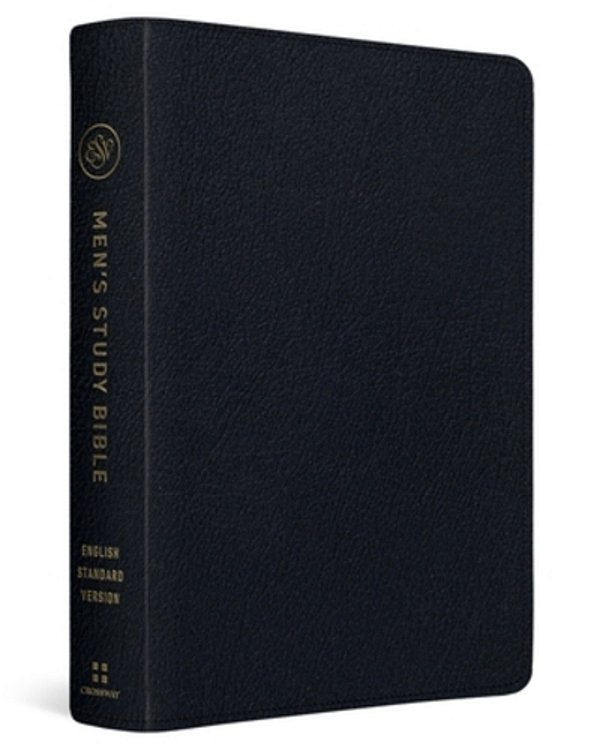Esv Men's Study Bible (Genuine Leather, Black)-..