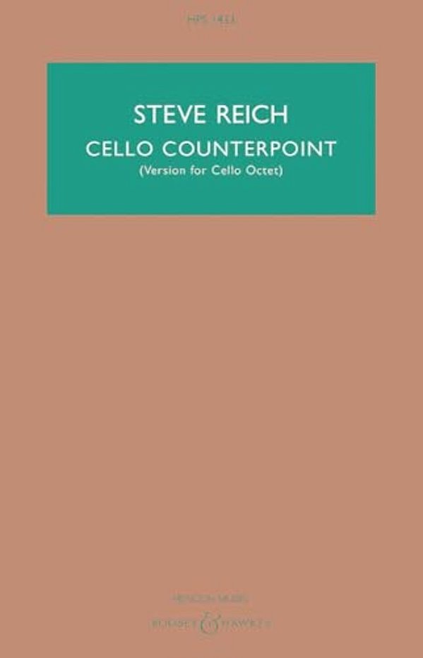 Cello Counterpoint Version For Cello Octet Study Score-..