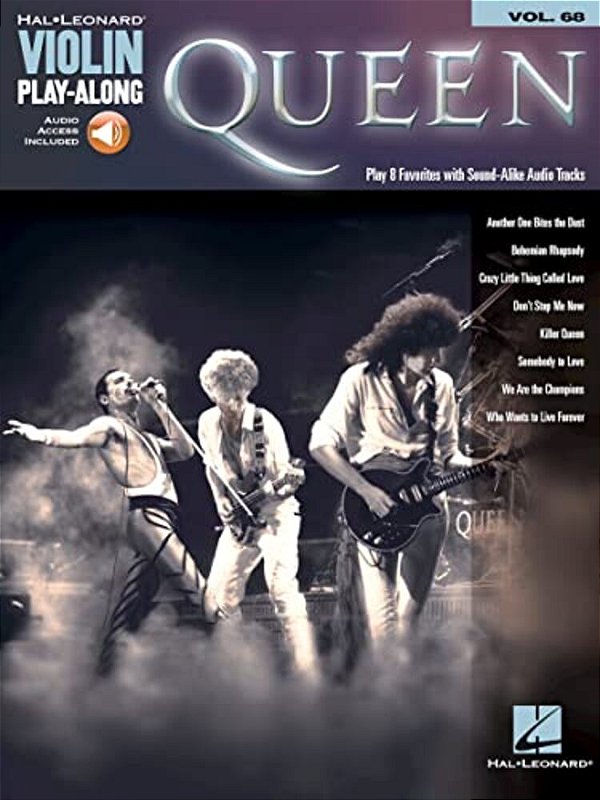 Queen Violin Play-Along Volume 68 Book/Online Audio-..