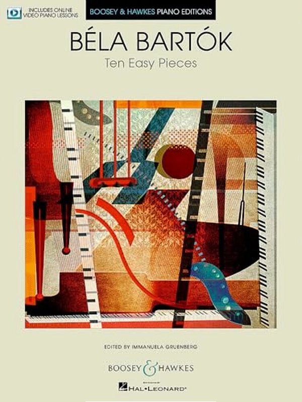 Bartok: Ten Easy Pieces For Piano (Book/Online Media)-..