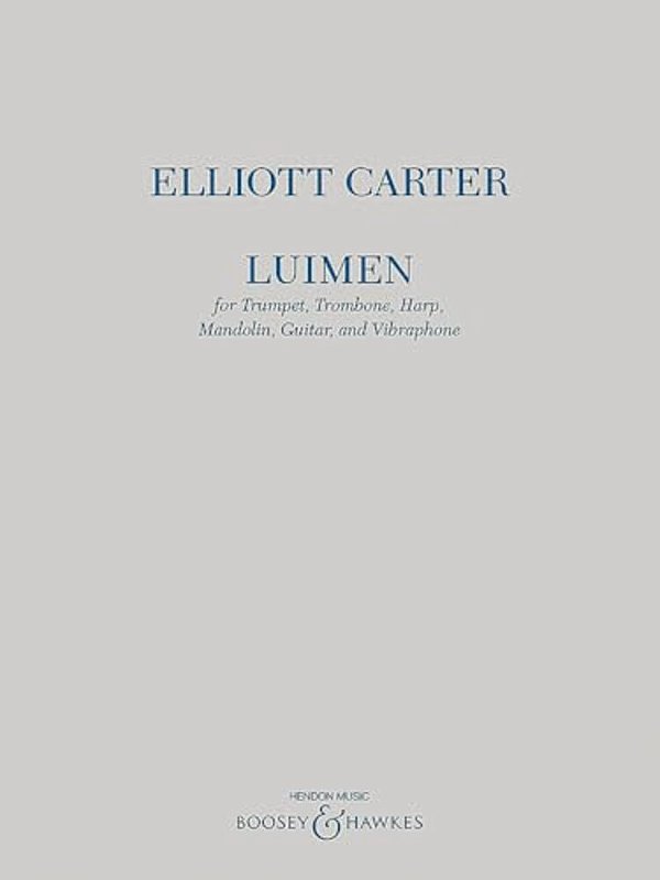 Luimen For Trumpet, Trombone, Harp, Mandolin, Guitar And Vibraphone Score-..