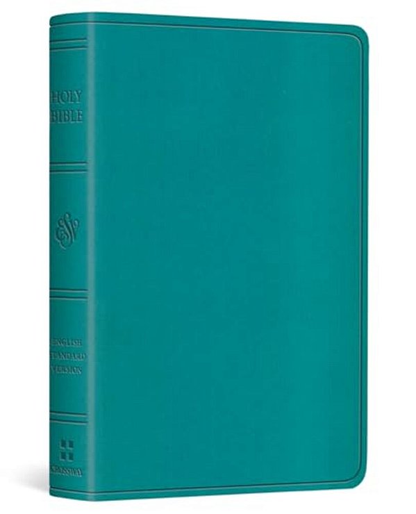 Esv Vest Pocket New Testament With Psalms And Proverbs, Red Letter (Trutone, Teal)-..