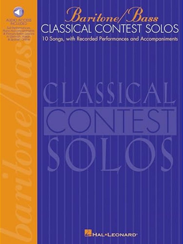 Classical Contest Solos - Baritone/Bass Book/Online Audio-..