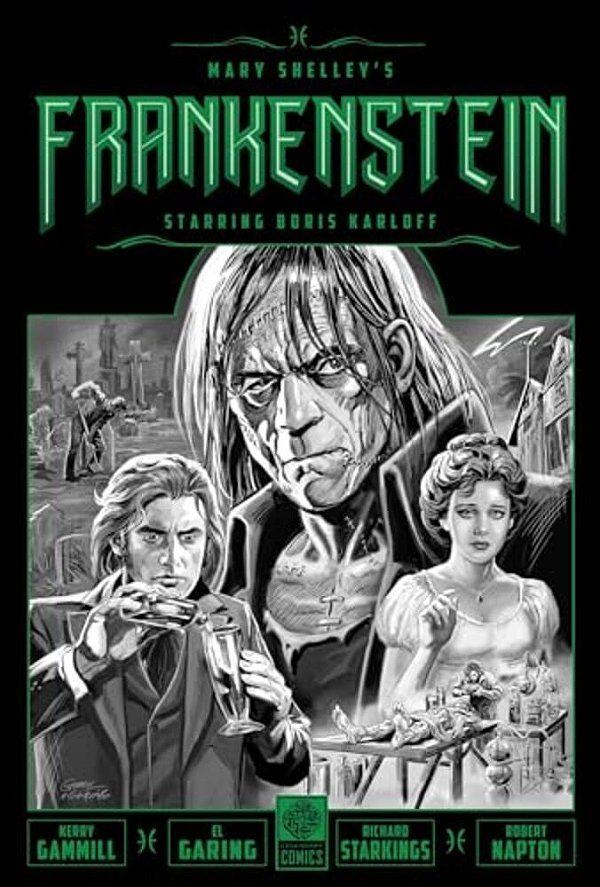 Mary Shelley's Frankenstein Starring Boris Karloff-..