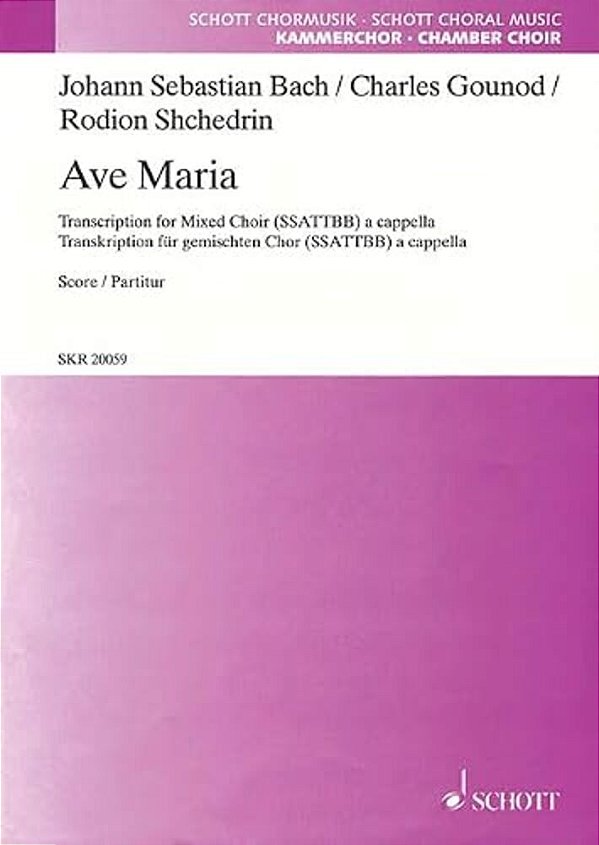 Ave Maria: Ssattbb A Cappella-..